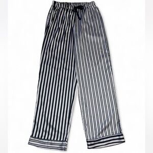 Victoria's Secret Striped Silky Pajama Pants Small
